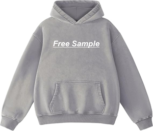 Pull-over OEM personnalisé en coton biologique, coupe épaules tombantes, épais, vierge, 430 g/m², coupe oversize, coupe carrée, court, écologique, hiver - Product Image 2