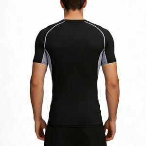 Camiseta Deportiva para Hombre, Colección Verano, Manga Corta, 100% Algodón, Ligera, Transpirable, Secado Rápido, Ecológica, para Gimnasio - Product Image 2