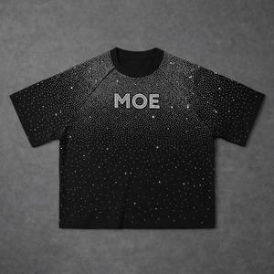 เสื้อยืดแขนสั้นทรงเข้ารูปผู้ชาย สไตล์สตรีท คอกลม ผ้าคอตตอนเจอร์ซีย์ โลโก้ด้านหน้า เป็นมิตรกับสิ่งแวดล้อม ระบายอากาศได้ดี รับสั่งทำ - Product Image 2