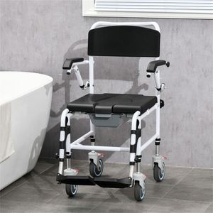 Sedia a Rotelle Comoda Portatile Moderna e Minimalista con Braccioli, Carrozzeria Verniciata a Polvere, Caratteristiche Accessibili - Product Image 2