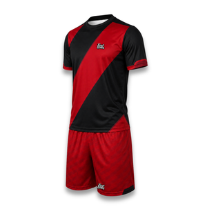 Professional Sports Polyester Sublimation Print <b>Moisture</b> Wicking Breathable Short Sleeve Custom Soccer Jersey OEM Supplier - Product Image 3