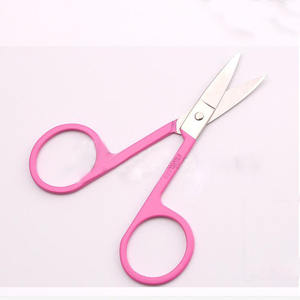 Tijeras Profesionales Curvas de Acero Inoxidable para Pestañas, Herramienta de Belleza para Recortar Cejas y Maquillaje - Product Image 5