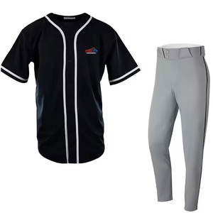 Uniforme de baseball à contraste de couleurs, best-seller, fabrication professionnelle, vêtements d'équipe, uniforme de baseball - Product Image 1