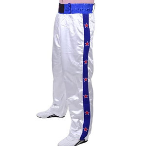 Pantalones de Kick Boxing Premium 100% Poliéster, Transpirables, Ligeros y Duraderos, con Logotipo Frontal Personalizable, Colores y Tallas para Entrenamiento - Product Image 4