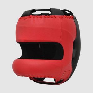Casque de boxe professionnel en PU MMA avec protection des joues, casque de sparring souple OEM - Product Image 4