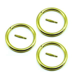 Anillo Nasal de Latón de Alta Calidad para Ganado, Instrumento Veterinario Duradero, Anillo Nasal de Acero Resistente para Vacas y Ganado - Product Image 1