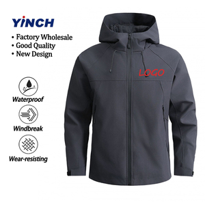 Chaqueta Impermeable para Hombre LAYENNE, de Buena Calidad, Duradera, Talla Grande, para Exteriores, Ligera y Resistente al Agua - Product Image 1
