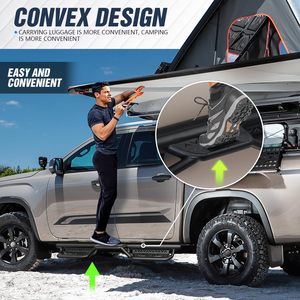Estribos Laterales Reforzados para 4Runner, <span class=keywords><strong>RAM</strong></span> 1500, Chevy Colorado/GMC Canyon Crew Cab (4 Puertas) 2010-2026, Diseño de Dos Escalones - Product Image 3