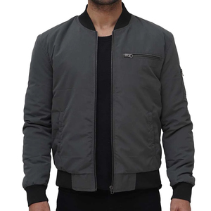 Chaqueta Bomber para Hombre de Alta Calidad, Diseño Superior, con Capucha, Mangas Largas, Transpirable, para Invierno, con Logotipo Frontal - Product Image 1