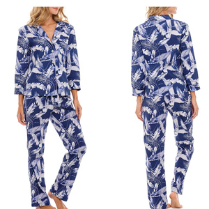 Pyjama d'été sportif respirant en satin pour femme, style coréen, ensemble deux pièces, tenue de détente à taille élastique - Product Image 3
