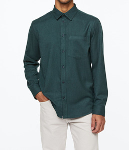 เสื้อเชิ้ตเดรสสีขาวอ๊อกซ์ฟอร์ดแขนยาวพิมพ์ลายโลโก้หน้ายิ้มสำหรับผู้ชาย ไซส์ XXL เสื้อเชิ้ตผ้าฝ้ายถัก 100% สไตล์ลำลองสำหรับฤดูร้อน - Product Image 5