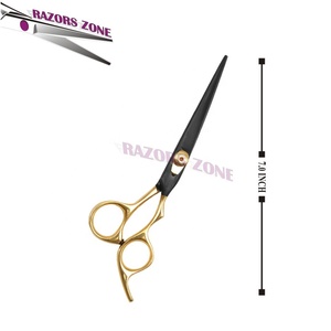 กรรไกรตัดผมสแตนเลส7 "สำหรับมืออาชีพพร้อมใบมีดโกนอุปกรณ์เสริมความงาม - Product Image 2