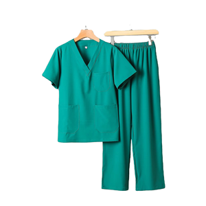 Envío Rápido, Pedidos al por Mayor, Uniformes de Enfermera Quirúrgica de Tela Elástica, Uniformes Médicos con Bolsillos y Logotipo Personalizado - Product Image 1