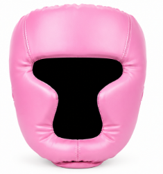 HAWK SPORTS INDUSTRIES Ensemble de casque de boxe en PU rose pour l'entraînement, le sparring, le MMA, le Muay Thai, le Taekwondo - Jeunes débutants - Product Image 4