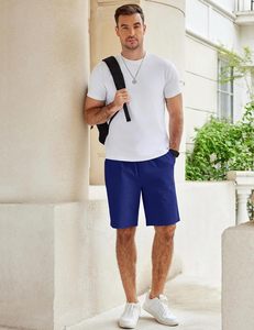 Pantalones Cortos Casuales Oxford para Hombre, 100% Algodón, Hasta la Rodilla, Secado Rápido, Transpirables, Ecológicos, Impermeables, Antiarrugas, Resistentes al Viento - Product Image 3