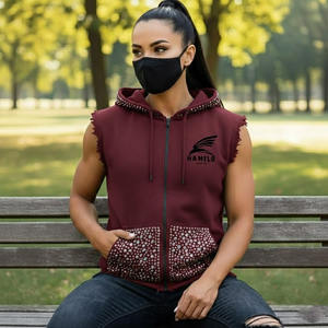 Novedad: Sudaderas sin Mangas Transpirables con Diseño Personalizado y Logotipo, Básicas, Mezcla de Algodón, Precio para Uso en Invierno - Product Image 5