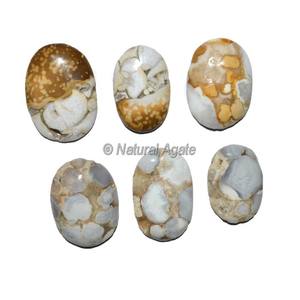 Fournisseur et fabricant de cabochons ovales en quartz rose - Product Image 3