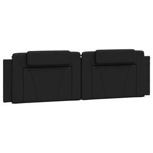 Coussin de tête de lit noir pour la lecture et le repos - Product Image 2