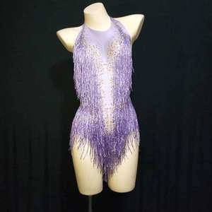Costume de danse à paillettes pour hommes, respirant, deux pièces, pour performance de danse de salon, scène, discothèque, couleur personnalisée - Product Image 5