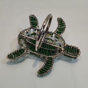 Anneau de serviette perlé vert fait main pour une décoration élégante de table de fête et de mariage, idéal pour l'hôtellerie et la conception d'événements - Product Image 3