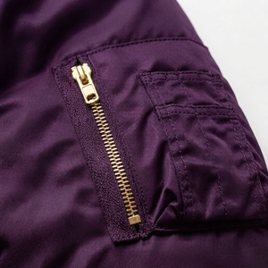 Custom Flight Bomber <b>Jacket</b> Greek Wear Sorority Products Full Zip Ribbed Collar Casual Outerwear - Product Image 5