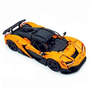 Modèle de Voiture de Course Formule Orange à l'Échelle 1:8 en Blocs de Construction – Jouet de Construction pour Adultes et Enfants – Série Cadeau en Gros - Product Image 6