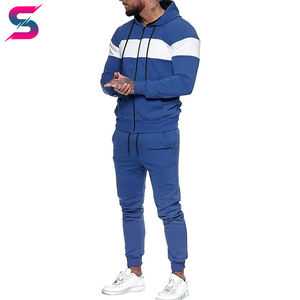 Customized Made New Trendy High Demand Product Street Wear Contrast Color Newest Lightweight Polyester Cotton Tracksuits - Product Image 3