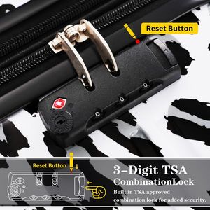 ชุดกระเป๋าสปินเนอร์3ชิ้นพร้อมล็อค TSA น้ำหนักเบา20 "+ 24" + 28" - Product Image 5