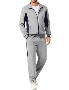 Ensemble de survêtement uni de haute qualité pour sublimation, Nouvelle Collection 2026, pour homme, avec sweats à capuche et pantalons de jogging - Product Image 1