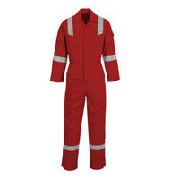 Overol de Seguridad de Alta Visibilidad Azul Reflectante de Polialgodón, Ropa de Trabajo de Lona Resistente, Uniforme de Trabajo Industrial para Pilotos