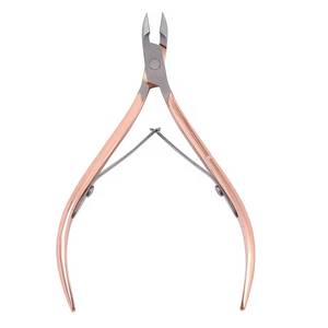 Stainless Steel <b>Nail</b> Clippers Flat Blade Sharp Tip Durable Finger <b>Nail</b> <b>Tool</b> Adult Simple Style Pink Orange Handle - Product Image 2