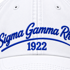 Casquette de baseball ajustable en coton brodée avec les initiales Sigma Gamma Rho pour femmes, style décontracté, vente en gros - Product Image 6