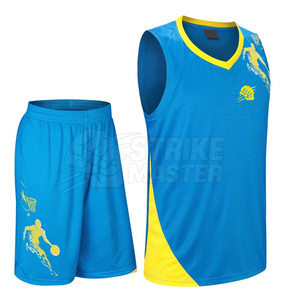 Tenue de basketball en polyester respirant de haute qualité la plus populaire pour hommes adultes, service OEM, options personnalisées - Product Image 4