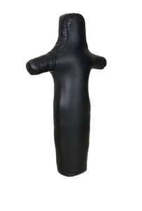 Maniquí de Boxeo de PU Negro, Relleno de Esponja, Equipo de Entrenamiento Duradero para Práctica de Artes Marciales para Adultos - Product Image 4