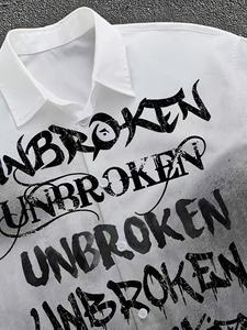 T-shirts pour hommes personnalisés avec logo, motif graphique urbain, coupe ample, vêtements décontractés streetwear, manches courtes, tendance, jeunesse, été - Product Image 3