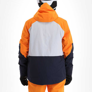 ชุดสกีแบบมีฮู้ดสำหรับผู้ใหญ่ 2 ชิ้น แจ็คเก็ตและกางเกงแบบซิป ผ้า softshell เป็นมิตรกับสิ่งแวดล้อม กันน้ำ ระบายอากาศได้ดี ปรับแต่งได้ - Product Image 1