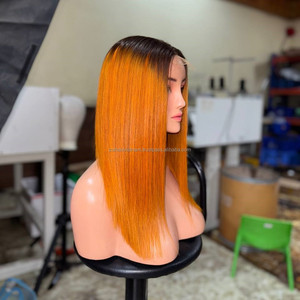 Perruque Lisse de Haute Qualité en Cheveux Humains Naturels, Perruques Lace Front en Cheveux Bruts Vietnamiens, Dentelle HD Transparente Personnalisable - Product Image 4