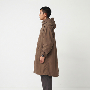 Chaqueta Larga Impermeable para Hombre, con Capucha, Cierre Completo, Manga Larga, Secado Rápido, de Nailon, para Montaña - Product Image 3