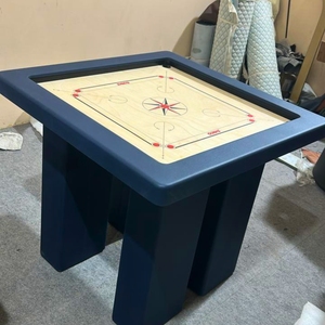 Azure Classic ARGMAC Carrom <b>Table</b> Luxury Modern Square-Cornered Durable Eco-Friendly Wooden Base Customizable Packaging 4-Player - Product Image 2