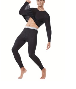 High Quality Thermal <b>Long</b> Johns for Men <b>Long</b> Underwear Winter Warm Cotton <b>Base</b> <b>Layer</b> For Men's Breathable Underwear For Winter - Product Image 1
