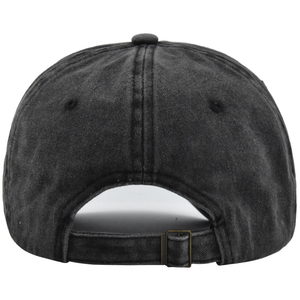Tactus Industries TI-DH-6800 Washed <b>Heat</b>-Transfer Printed 7-Panel Adjustable Cotton Canvas Baseball Cap Unisex Casual Solid - Product Image 2
