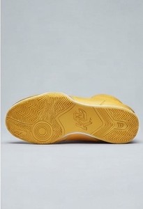 KLTW INT'L Chaussures de lutte montantes pour hommes, hiver, jaunes, tige en PU, doublure en maille, semelle extérieure en caoutchouc, baskets d'entraînement de combat, salle de sport, ring - Product Image 3