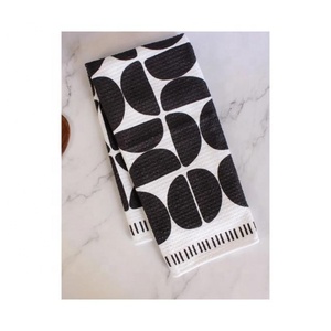 Wholesale Custom Super Absorption Jacquard <b>Waffle</b> Terry We Stick Together Embroidered Cotton Golf Kitchen Flour Sack Tea Towels - Product Image 5