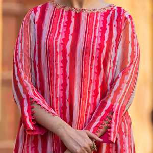 เสื้อเชิ้ตพิมพ์ลายตกแต่ง PS3367ผ้าชีฟอง1ชิ้นขนาด XS - Product Image 3