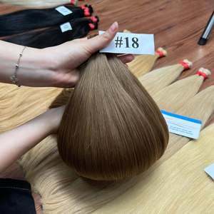 Article populaire Cheveux en vrac colorés naturels raides/ondulés/bouclés extensions de cheveux humains Cheveux russes - Product Image 2