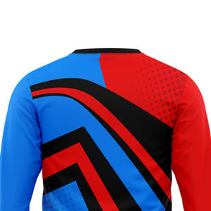 Jersey Sublimado Personalizado para Hombre al Mejor Precio, Talla Grande, Transpirable, de Secado Rápido, 100% Poliéster, Manga Larga, Correa Ajustable - Product Image 6