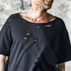 Camiseta de Hombre Estilo Hip Hop, Nueva Llegada, Alta Calidad, 100% Algodón, Casual, Ecológica, Transpirable, de Secado Rápido y Manga Corta - Product Image 6