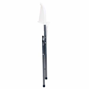 Sedie pieghevoli in resina premium, confezione da 4, bianche - Product Image 5