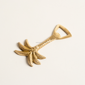 Palm Tree Aluminum Bottle Opener Eco-Friendly Tropical Beer Opener <b>Golden</b> Finish Beach Party <b>Bar</b> Tool Summer Wedding Favor - Product Image 4