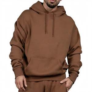 Conjunto Deportivo Unisex Marrón con Capucha Reversible, Estilo Holgado y Moderno, Cómodo y a la Moda, 100% - Product Image 6